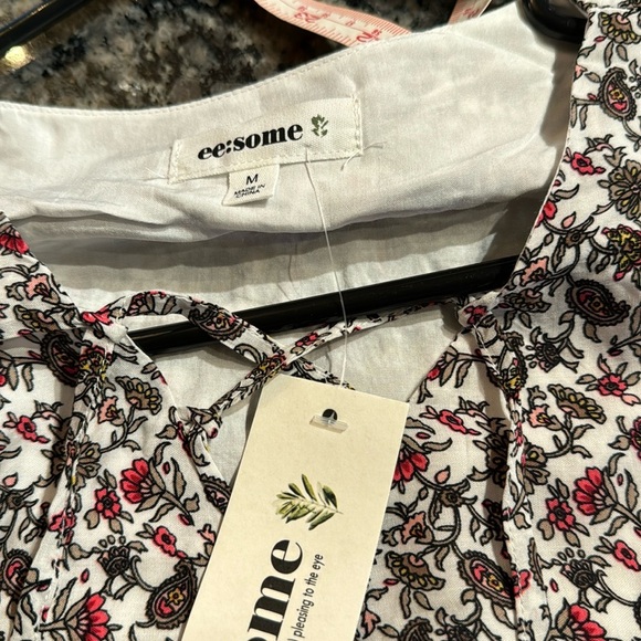 eesome floral print tunic dress NWT M - Picture 8 of 12